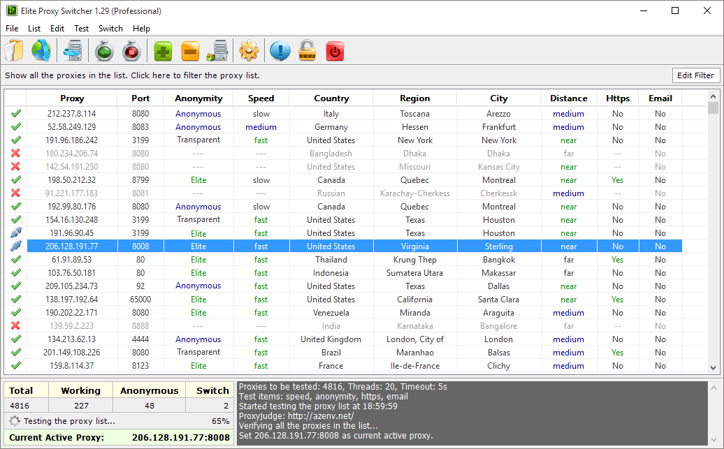 Elite Proxy Switcher - Professional Proxy Software